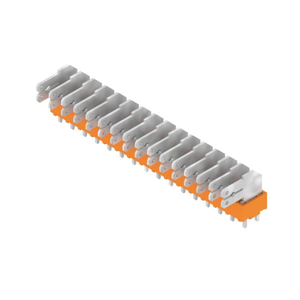 PCB terminal, 5.00 mm, Number of poles: 16, Conductor outlet direction image 2