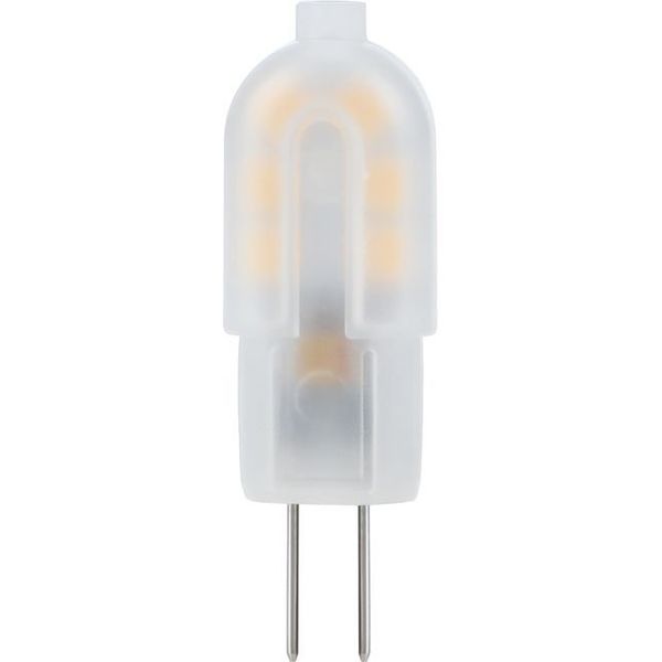 LED G4 T12x37 12V 135Lm 1W 827 300° AC/DC Frosted Non-Dim image 1