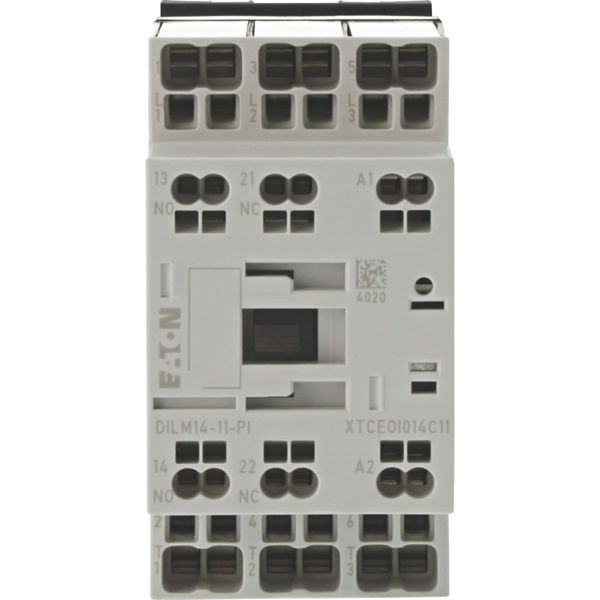 Contactor, 3 pole, 380 V 400 V 6.8 kW, 1 N/O, 1 NC, 230 V 50 Hz, 240 V 60 Hz, AC operation, Push in terminals image 12