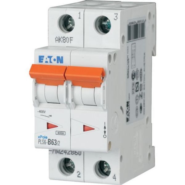 PLS6-D63/2 Eaton Moeller series xPole - PLS6/M MCB image 1