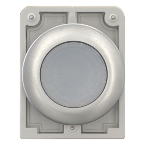 Illuminated pushbutton actuator, RMQ-Titan, Flat, maintained, White, Blank, Metal bezel image 3