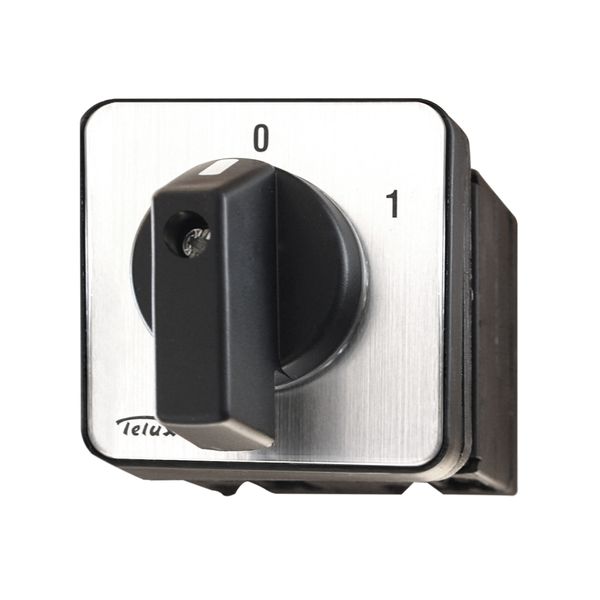 ON-OFF switch, 4 hole mounting, 2 pole, 20A, 0-1 image 1