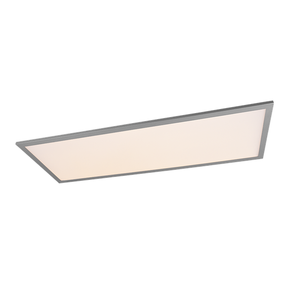 Alpha LED ceiling lamp 80x30 cm grey image 1