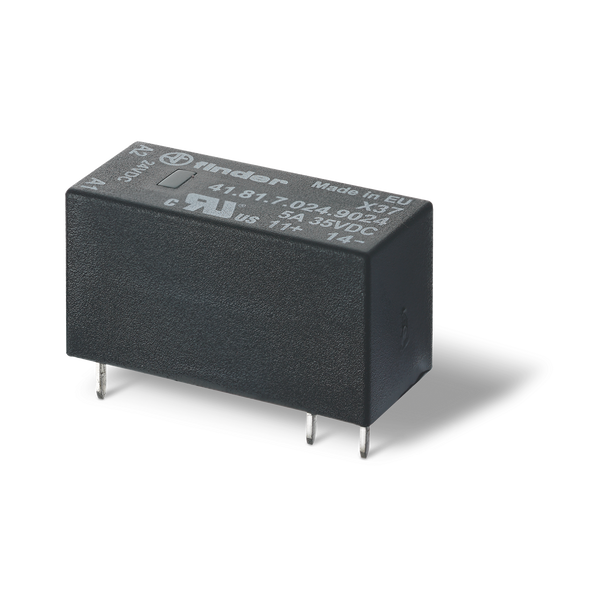 Low profile PCB Rel. Solid-State-Rel. 1NO 5A/24VDC input 12VDC/SEN (41.81.7.012.9024) image 1