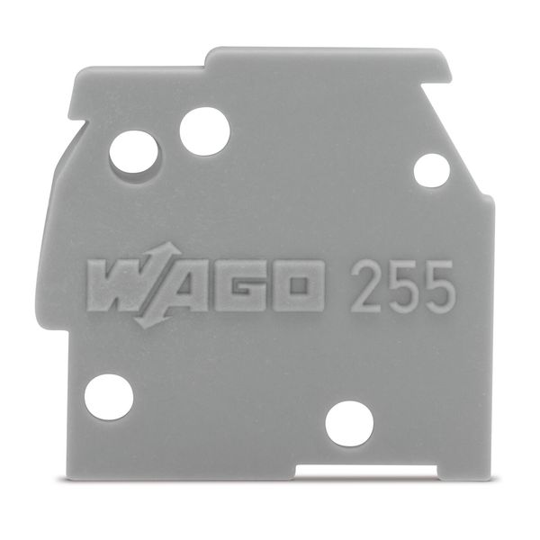 End plate snap-fit type 1 mm thick light green image 1