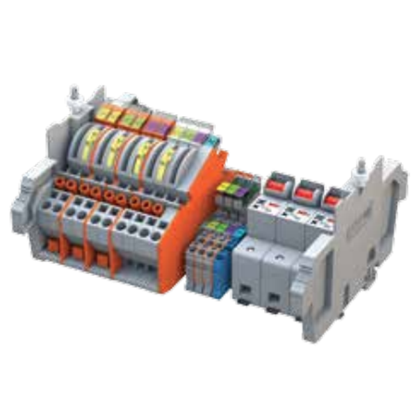 WAGO 14-track measuring strip with parallel modules image 1