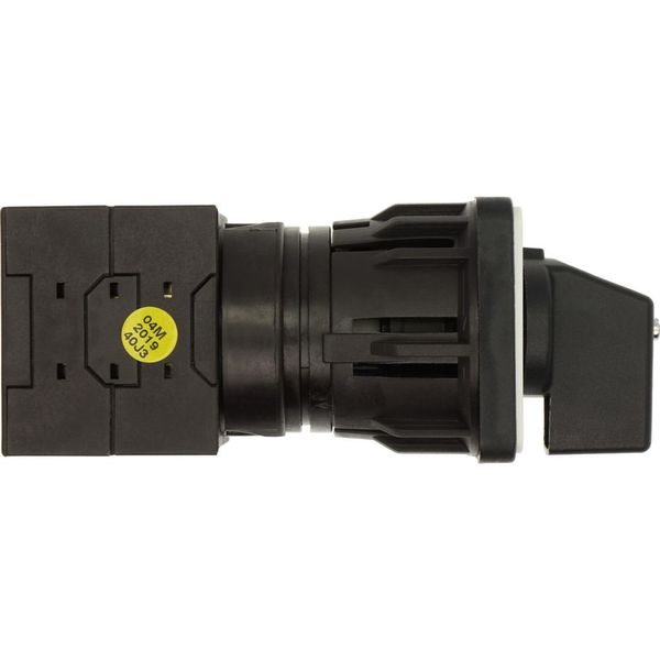 Universal control switches, T0, 20 A, center mounting, 3 contact unit(s), Contacts: 6, Spring-return from positions 1 and 2, 45 °, momentary, 2>0 image 16