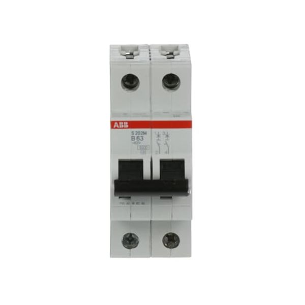 S202M-B63 Miniature Circuit Breaker - 2P - B - 63 A image 6
