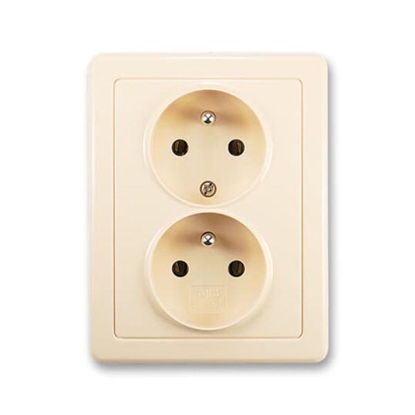 5512G-C02349 C1 Outlet double with pin ; 5512G-C02349 C1 image 1