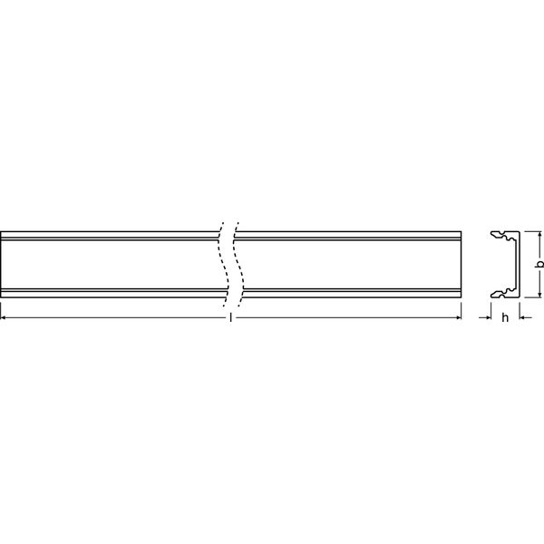 Flat Profiles for LED Strips -PF04/U/17X7/12/2 image 2