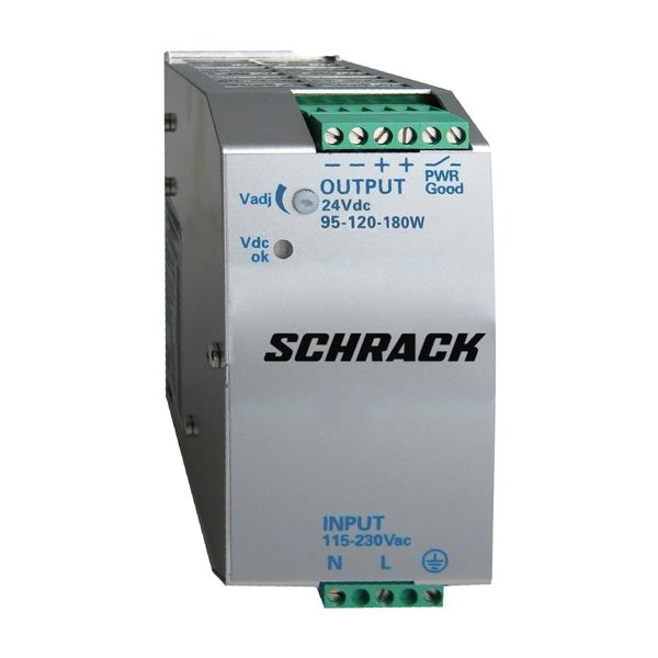 Single-phase Power Supply pulsing 230VAC/24VDC, 4,5A at 50øC image 1