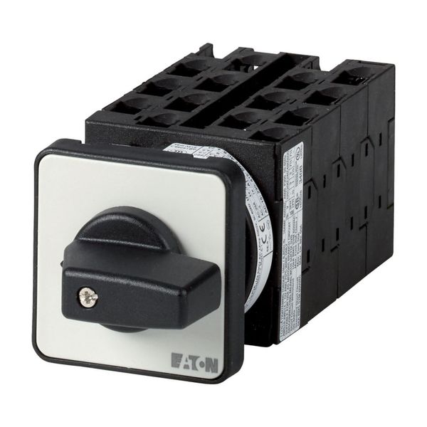 Measuring point changeover switch, T0, 20 A, flush mounting, 7 contact unit(s), Contacts: 14, 45 °, maintained, With 0 (Off) position, 6-TEST-OFF-1-2- image 3