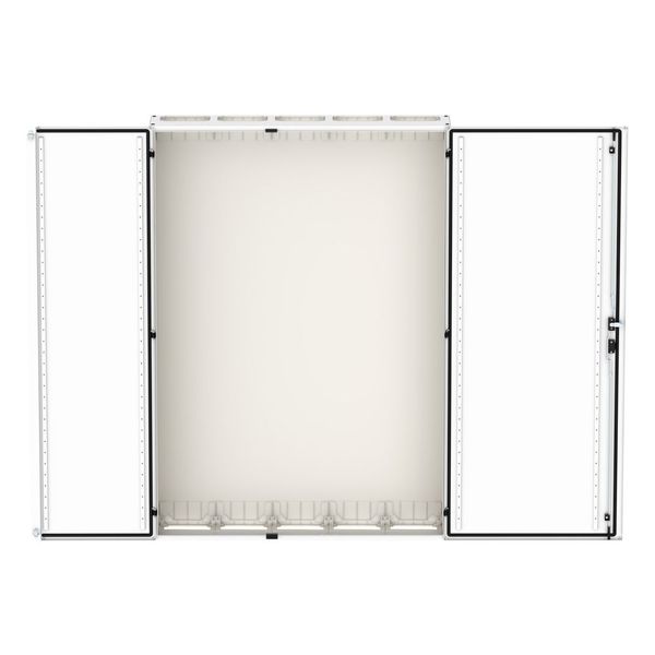 Floor-standing distribution board EMC2 empty, IP55, protection class II, HxWxD=1850x1300x270mm, white (RAL 9016) image 5