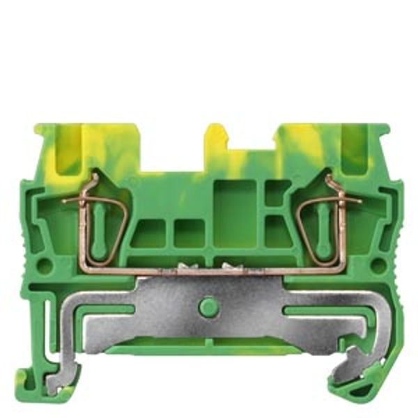 PE terminal with spring-loaded connection, cross-section: 0.14-1.5 mm2 image 1