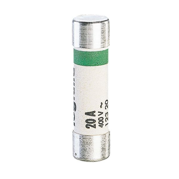 Domestic cartridge fuse - cylindrical type 8.5 x 31.5 - 20 A - w/o indicator image 2