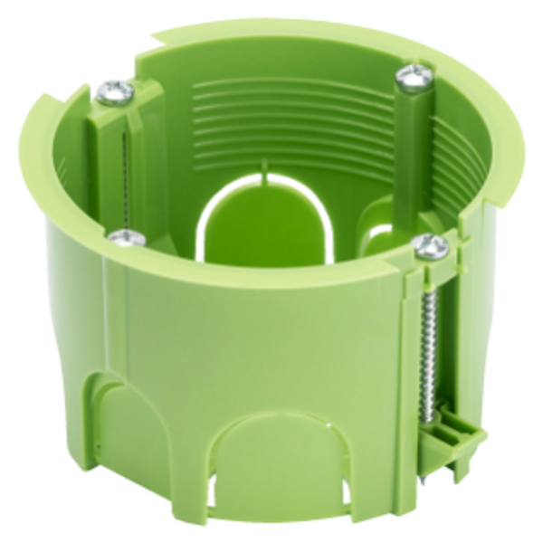 GREEN WALL - ROUND FLUSH-MOUNTING BOXES - FOR PLASTEBOARD AND MOBILE WALLS - Ï 65x45 image 1