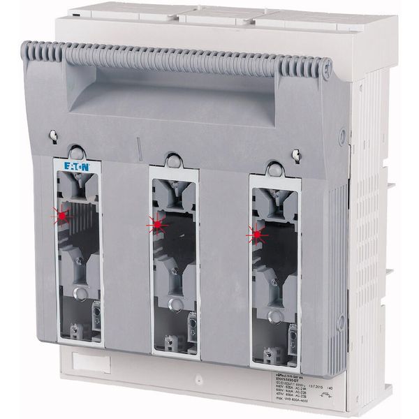 NH fuse-switch 3p box terminal 95 - 300 mm², busbar 60 mm, light fuse monitoring, NH3 image 23