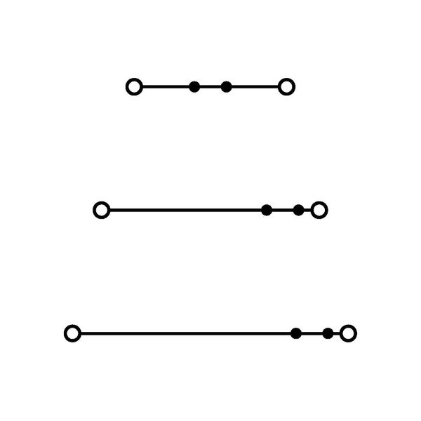 Triple-deck terminal block Through/through/through terminal block L/L/ image 2