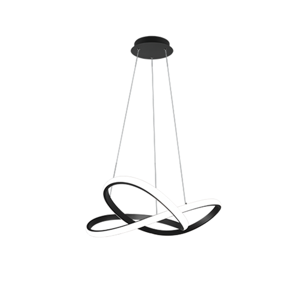 Course LED pendant matt black 4000K image 1