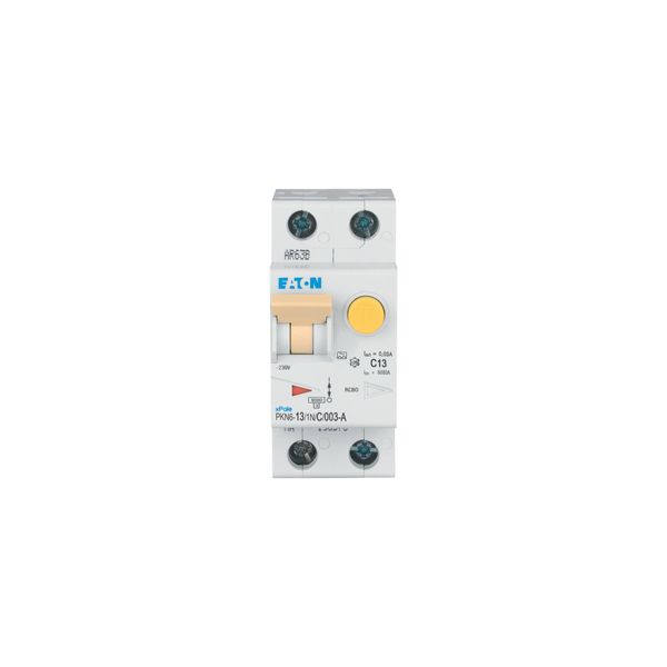 RCD/MCB combination, 13 A, 30 mA, MCB trip characteristic: C, 1p+N, RCD trip characteristic: A image 22