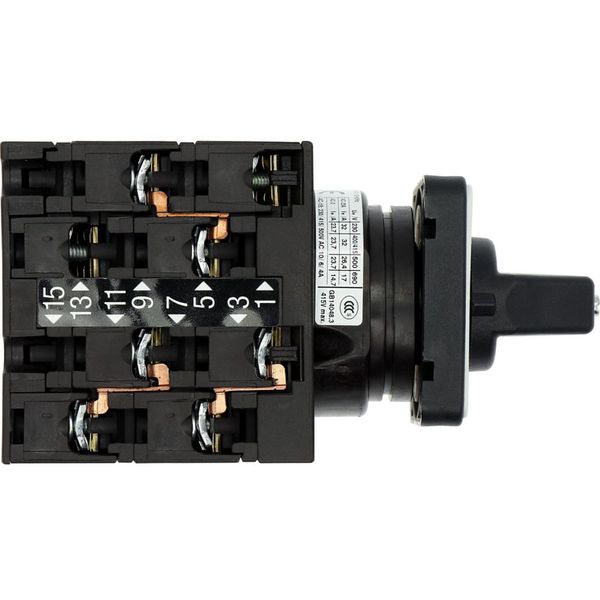 Multi-speed switches, T3, 32 A, flush mounting, 4 contact unit(s), Contacts: 8, 60 °, maintained, With 0 (Off) position, 1-0-2, Design number 8441 image 12