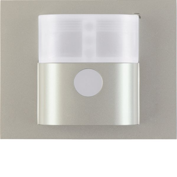 IR motion detector comfort 2.2 m, K.5, stainless steel matt, lacquered image 1