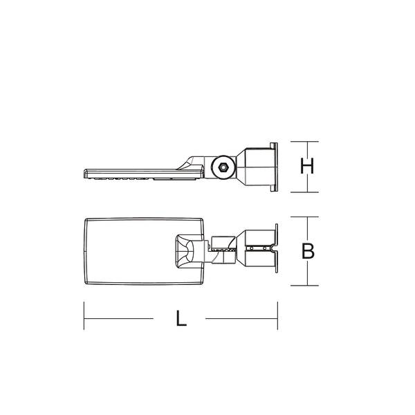 HB 610, 101 W, 11100 lm, 830, anthracite, on/off Pole top luminaires,  image 4