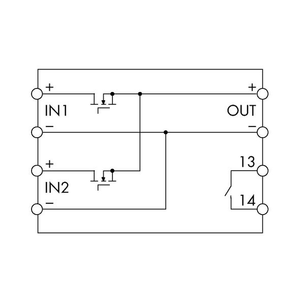 Redundancy Module 2 x 24 VDC input voltage 2 x 20 A input current image 4