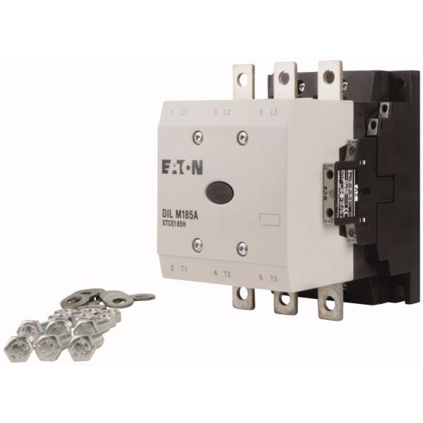 Contactor, 380 V 400 V 90 kW, 2 N/O, 2 NC, RDC 60: 48 - 60 V DC, DC operation, Screw connection image 6