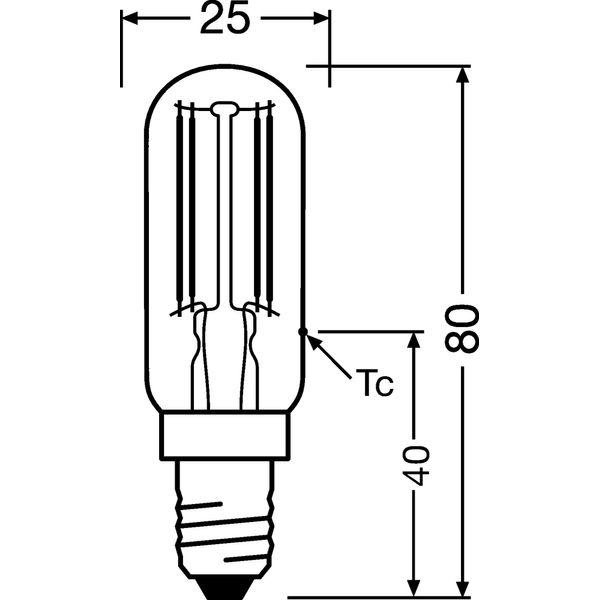 LED SPECIAL T26 4.9W 827 E14 image 5