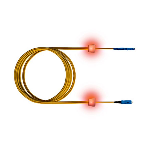 FO LED Patch Cord, Simplex, E2000/SC, E09/125, OS2, 7.5m image 1