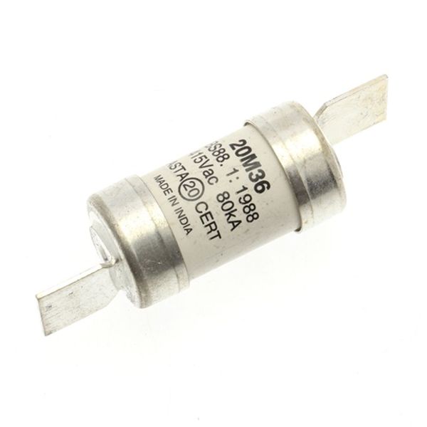 Fuse-link, LV, 20 A, AC 550 V, BS88/F2, 18 x 59 mm, gM, BS, 20M36 image 3