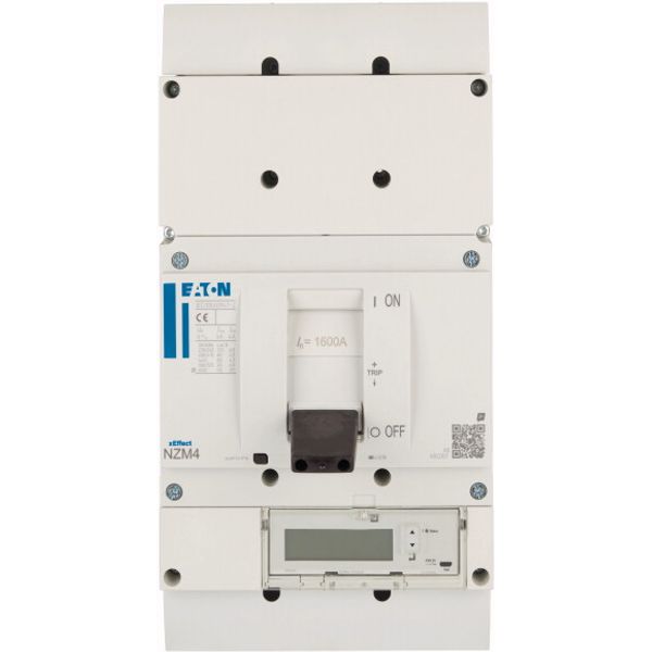 NZM4 PXR25 circuit breaker - integrated energy measurement class 1, 1600A, 3p, Screw terminal image 1