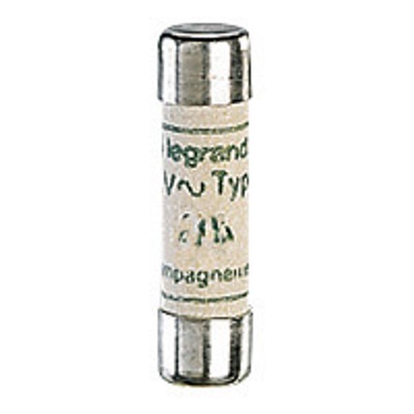 HRC cartridge fuse - cylindrical A typeM 8.5 x 31.5 - 6 A - w/o indicator image 1