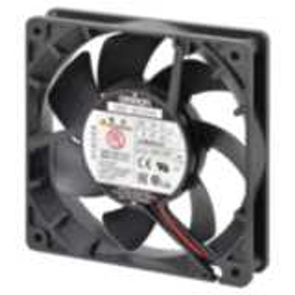 DC Axial fan, plastic blade, frame 120x25, low speed image 1