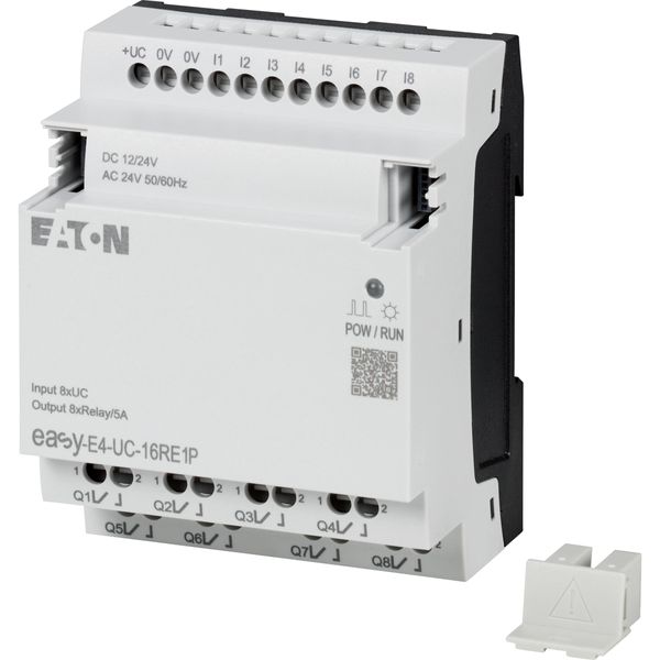 I/O expansion, For use with easyE4, 12/24 V DC, 24 V AC, Inputs/Outputs expansion (number) digital: 8, Push-In image 13