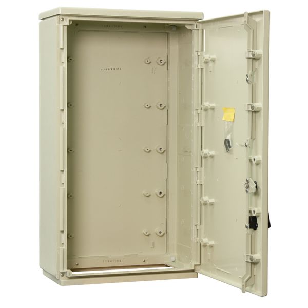 Cable management enclosure 1 door, size 00, RAL7032, IP44 image 1