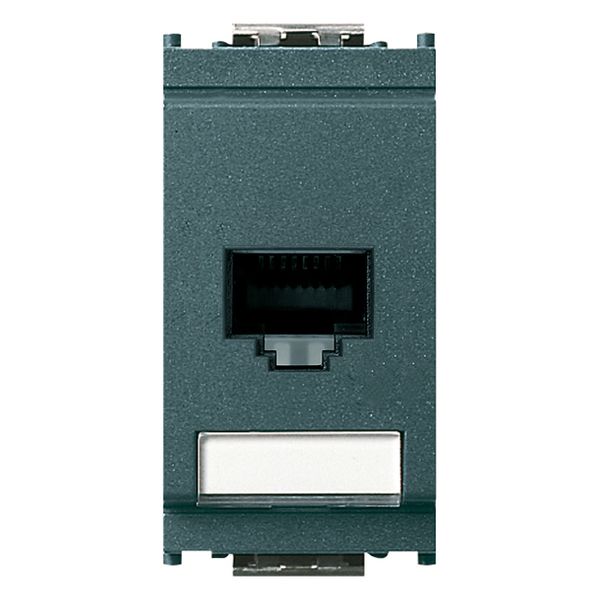 RJ45 Cat5e Netsafe UTP 110 outlet grey image 1