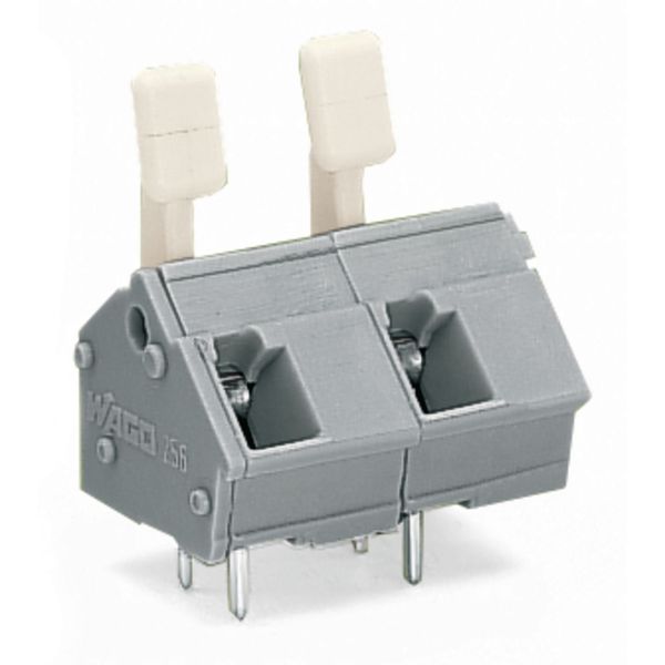 PCB terminal block push-button 2.5 mm² light gray image 3