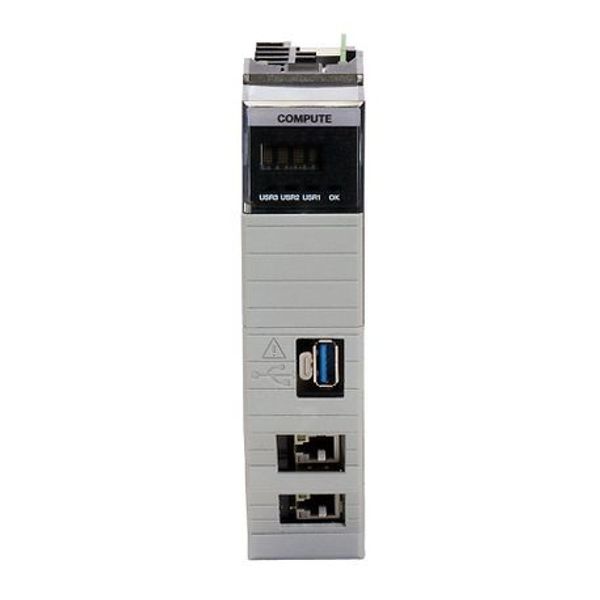 Allen-Bradley 1756-CMS1B1 1756 slot based compute module consisting of an Intel Atom dual coreCPU, 32GB of solid state storage capability and Windows 10 IoTEnterprise 64bit OS. The unit also includes DisplayPort high definitionmonitor connectivity image 1