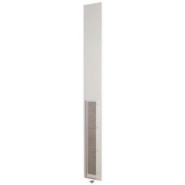 Rearwall, ventilated, HxW=2000x300mm, IP42, grey image 1