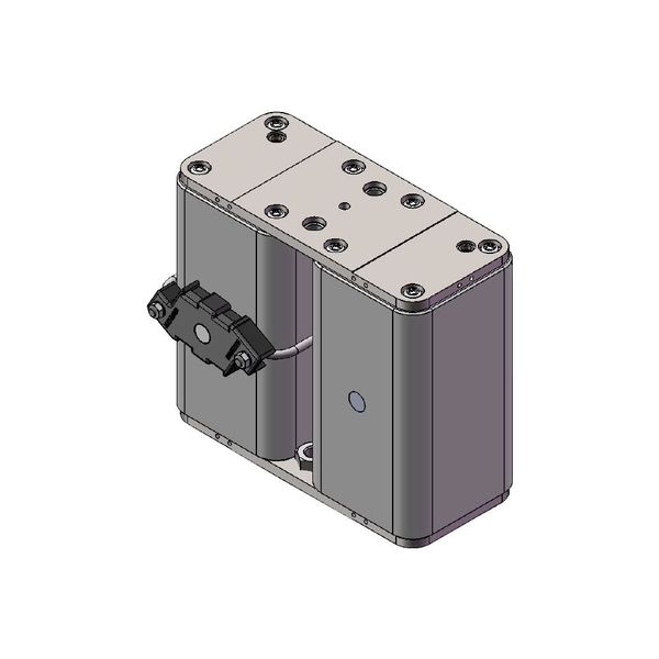 Fuse-link, high speed, 850 A, AC 4000 V, 2 x size 3, 74 x 171 x 289 mm, aR, IEC, single indicator image 3