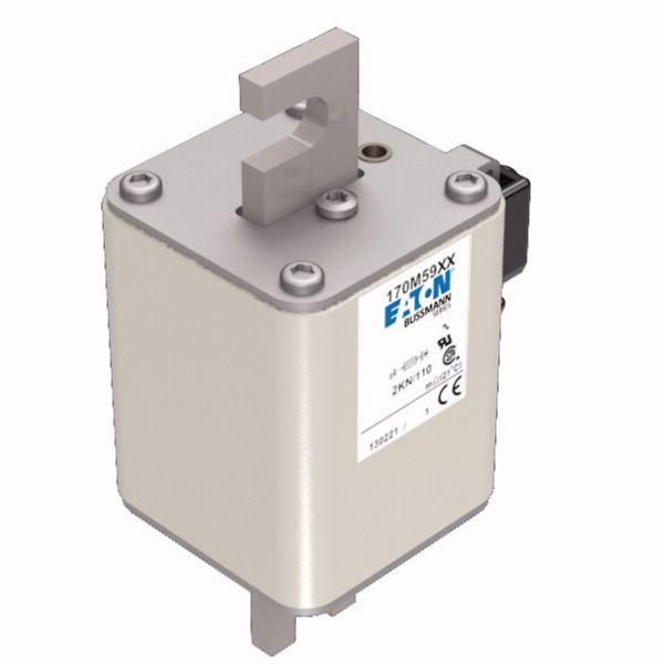 Fuse-link, high speed, 700 A, AC 1000 V, size 2, 59 x 77 x 75 mm, aR, IEC, UL, type K indicator, flush end, M10 image 6