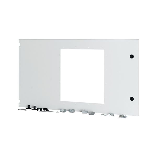 Front door for IZMX40, withdrawable, HxW=550x1000mm, IP55, grey image 2