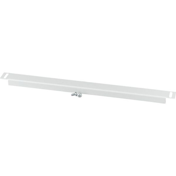 Bottom/Top coverstrip 35mm long, blind, IP20, for 800mm Sectionwidth, grey image 3