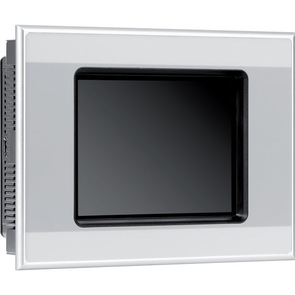 Single touch display, 5.7-inch display, 24 VDC, 640 x 480 px, 2x Ethernet, 1x RS232, 1x RS485, 1x CAN, 1x DP, PLC function can be fitted by user image 22