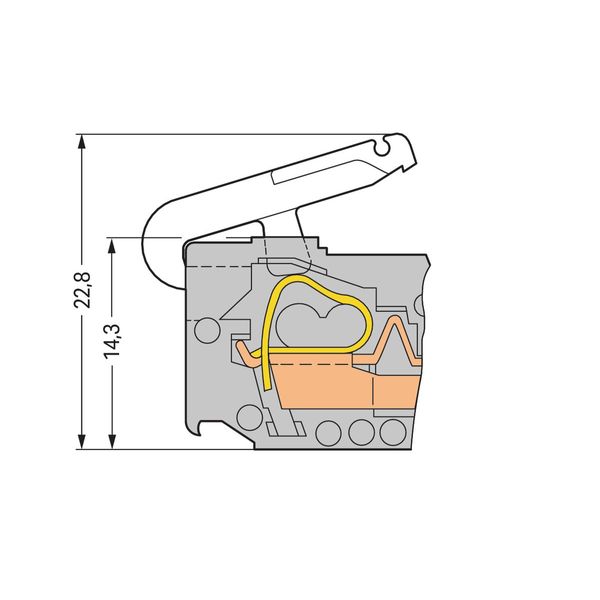 Operating tool made of insulating material 1-way red image 3