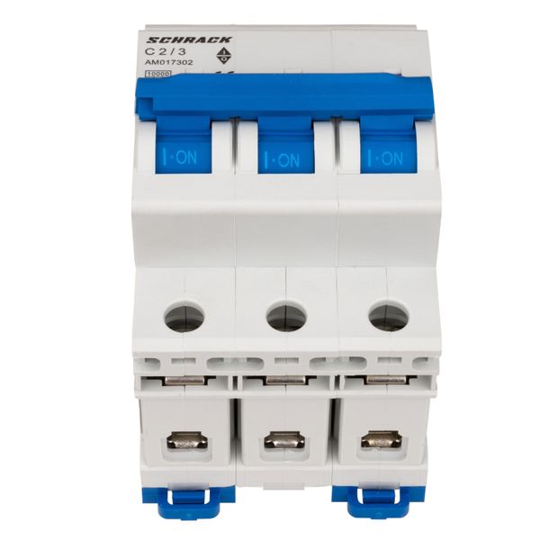 Miniature Circuit Breaker (MCB) AMPARO 10kA, C 2A, 3-pole image 2