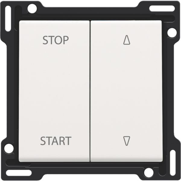 Finishing set for electrically separated roll-down shutter switch, whi image 2