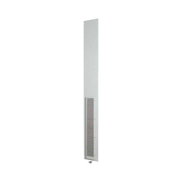 Rearwall, ventilated, HxW=2000x300mm, IP42, grey image 5